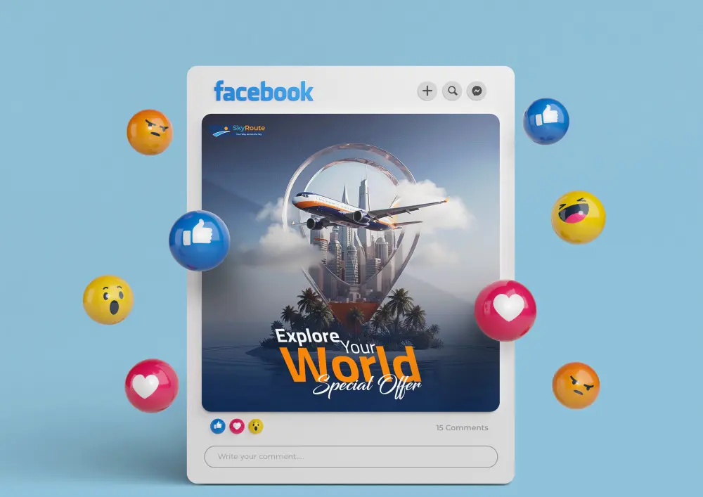 تصميم 3 صور سوشيال ميديا