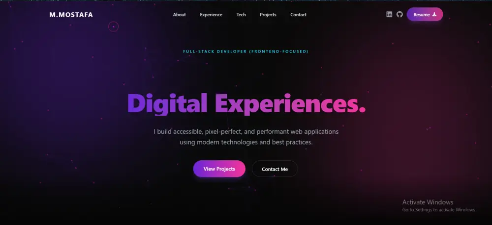 إنشاء Portfolio تفاعلي ومتحرك يعكس مهاراتك بشكل احترافي