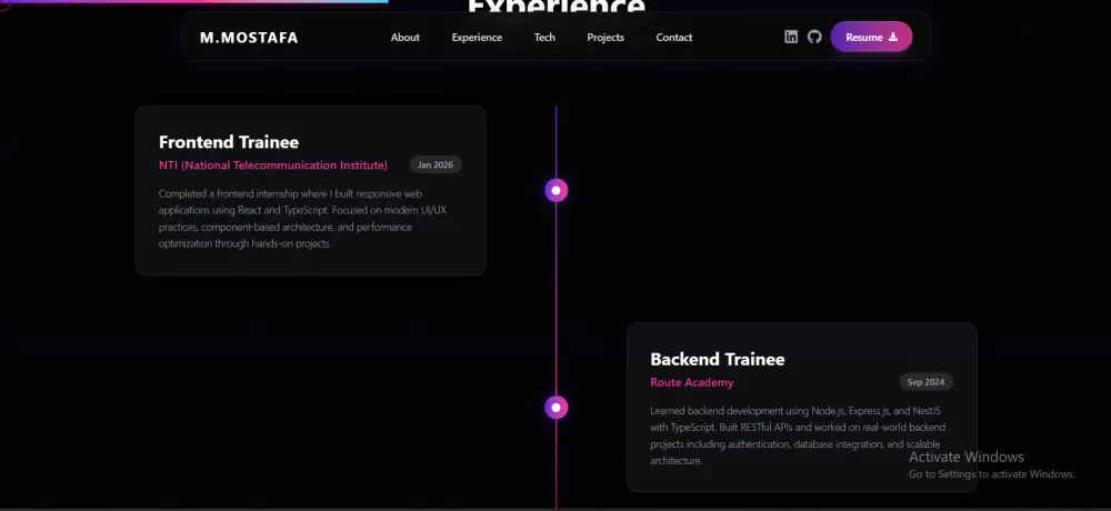 إنشاء Portfolio تفاعلي ومتحرك يعكس مهاراتك بشكل احترافي