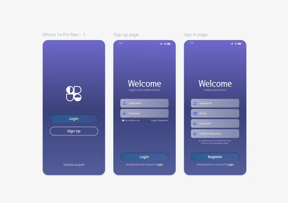 برمجة شاشات Login و Register احترافية باستخدام Flutter