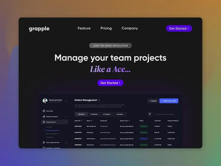 تصميم صفحة هبوط (Landing Page) احترافية مكونة من 3–5 أقسام