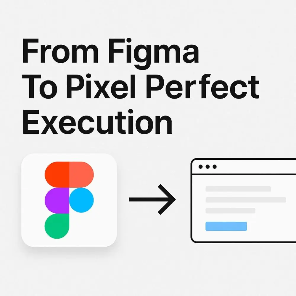 تحويل تصميم Figma/XD إلى صفحة ويب Pixel Perfect