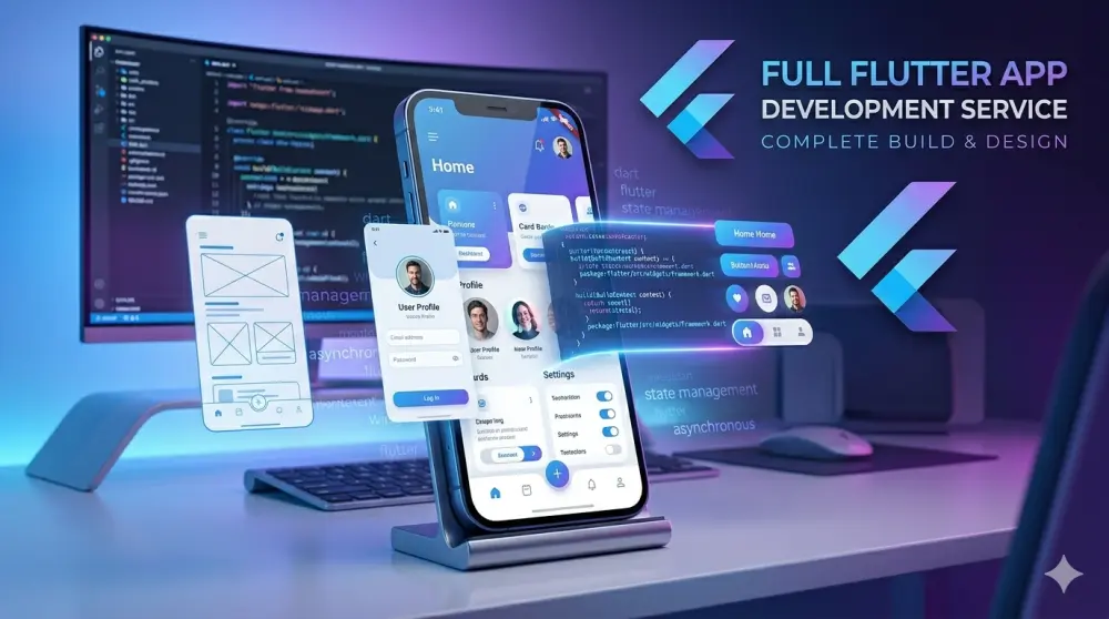 برمجة وتطوير تطبيق موبايل احترافي (Android & iOS) باستخدام Flutter