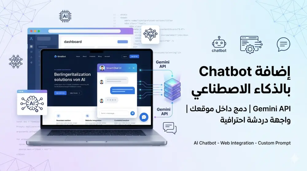 سأضيف Chatbot بالذكاء الاصطناعي إلى موقعك باستخدام Gemini API