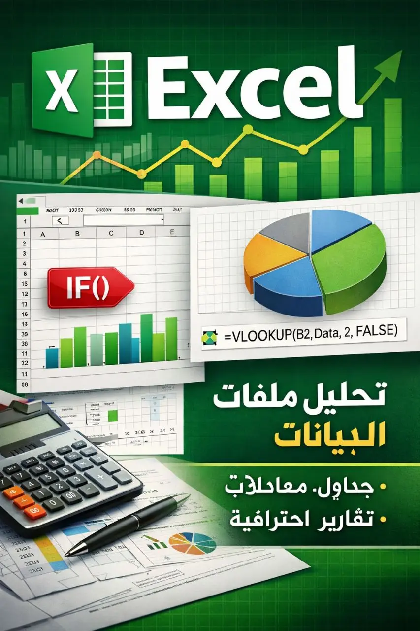 تصميم جداول وتقارير احترافية على Excel
