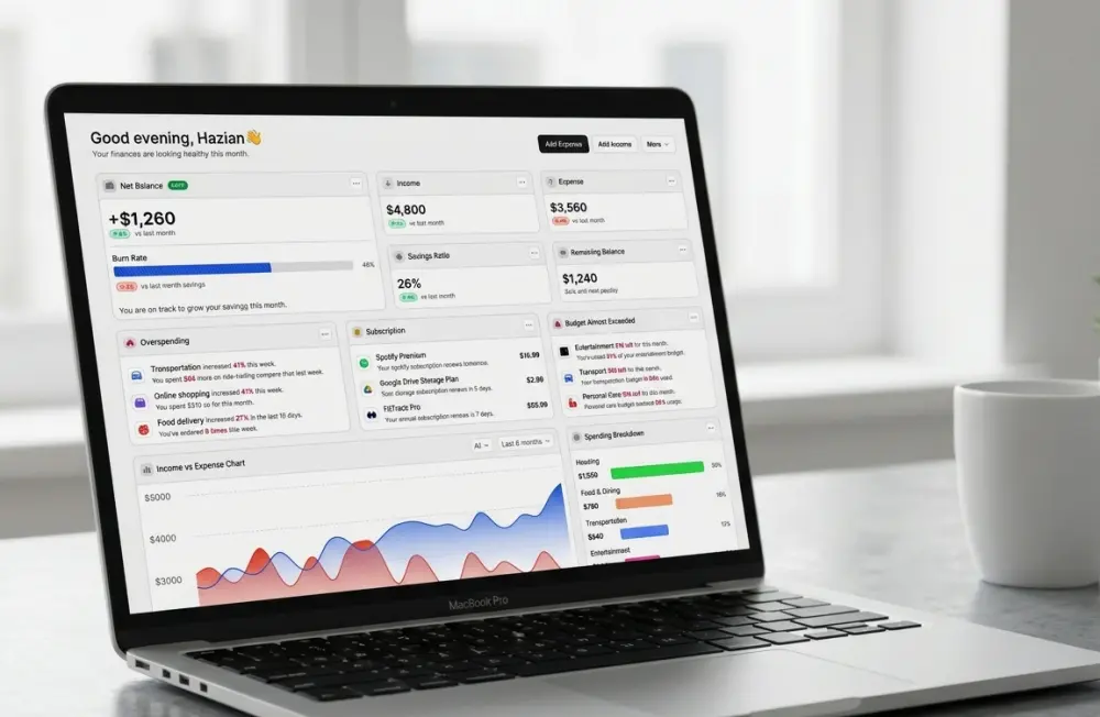 قمت بتصميم وتطوير لوحة تحكم احترافية (Dashboard) باستخدام React.js لعرض البيانات والإحصائيات بشكل منظم وسهل الاستخدام، مع التركيز على تجربة المستخدم والتصميم العصري.