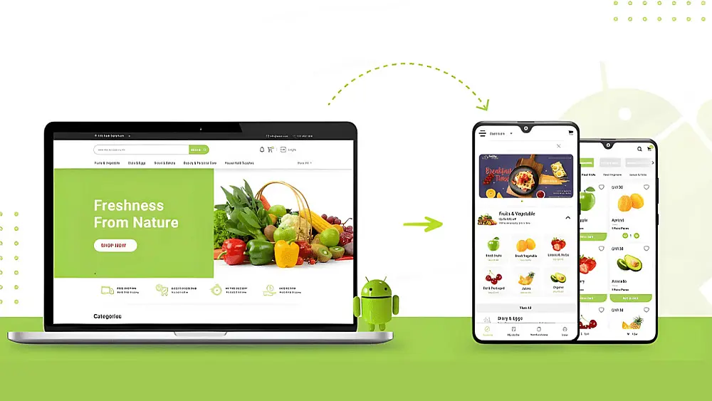 تحويل موقعك الإلكتروني إلى تطبيق موبايل احترافى (Android & iOS) باستخدام Flutter.