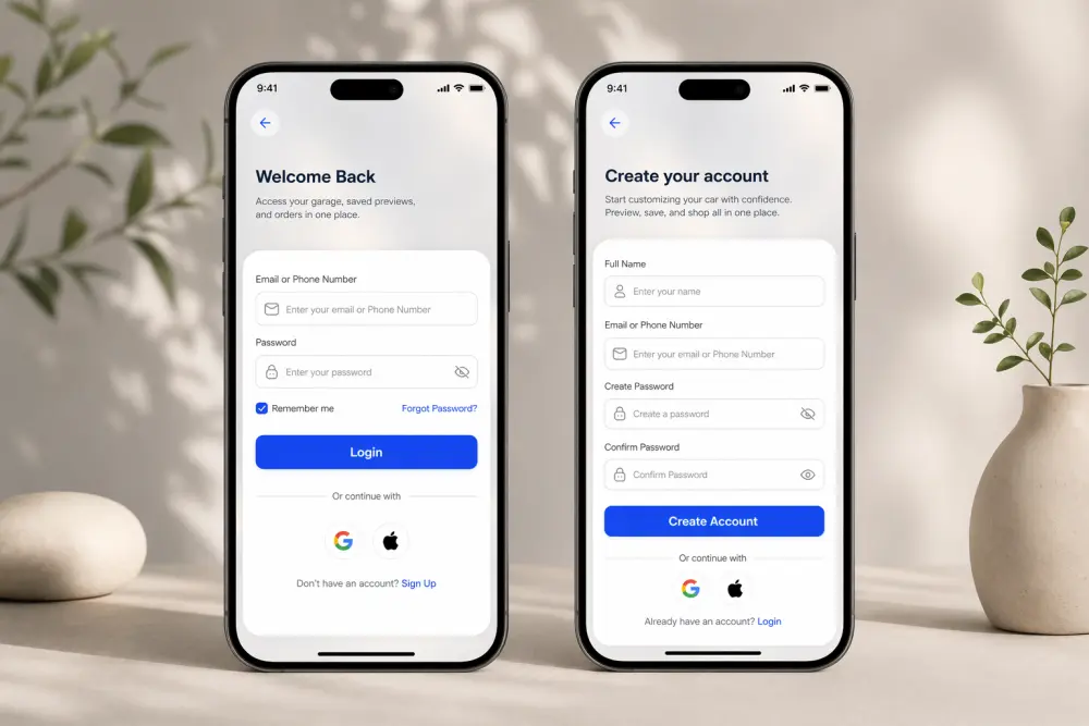 تصميم شاشات UI/UX احترافية (ويب أو موبايل)