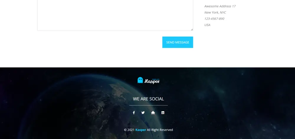 تصميم وبرمجة موقع تعريفي للهواتف الذكية بنظام HTML & CSS متجاوب بالكامل.