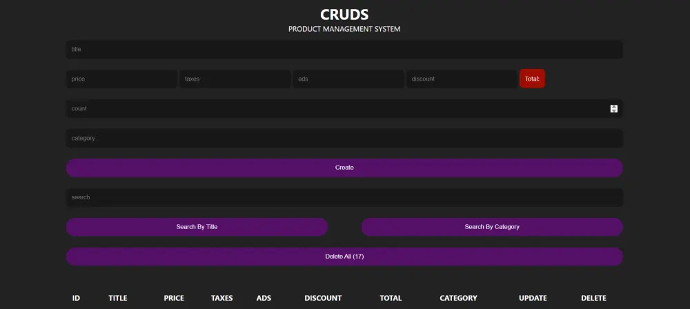 إنشاء نظام CRUD كامل (إضافة - تعديل - حذف - عرض)