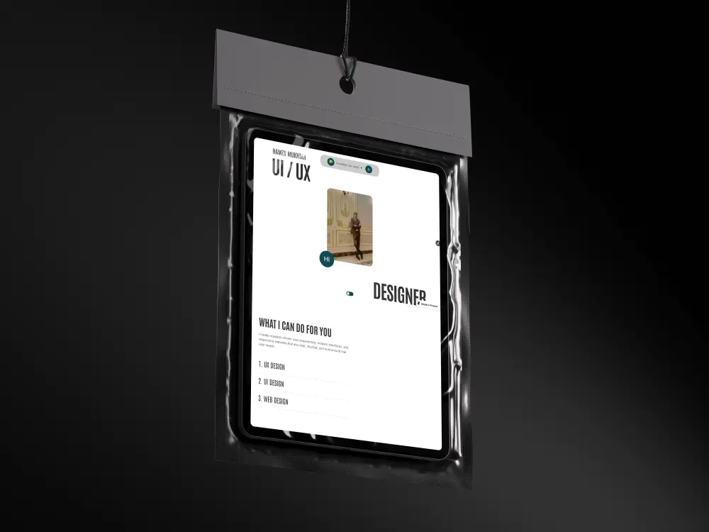 تصميم بورتفوليو احترافي بأستخدام Framer