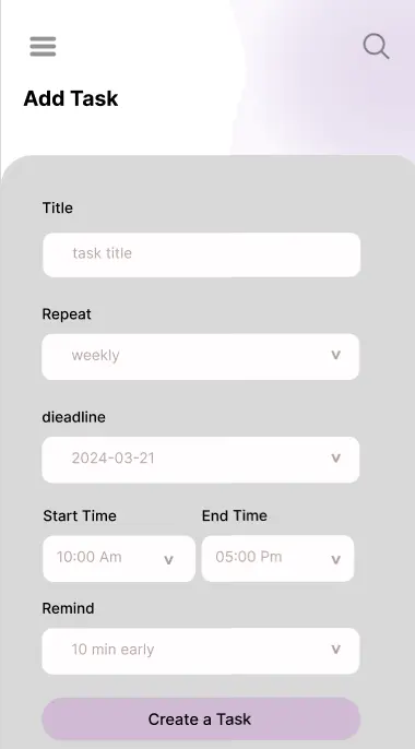 تطبيق للمهام المطلوب انجازها To Do List App