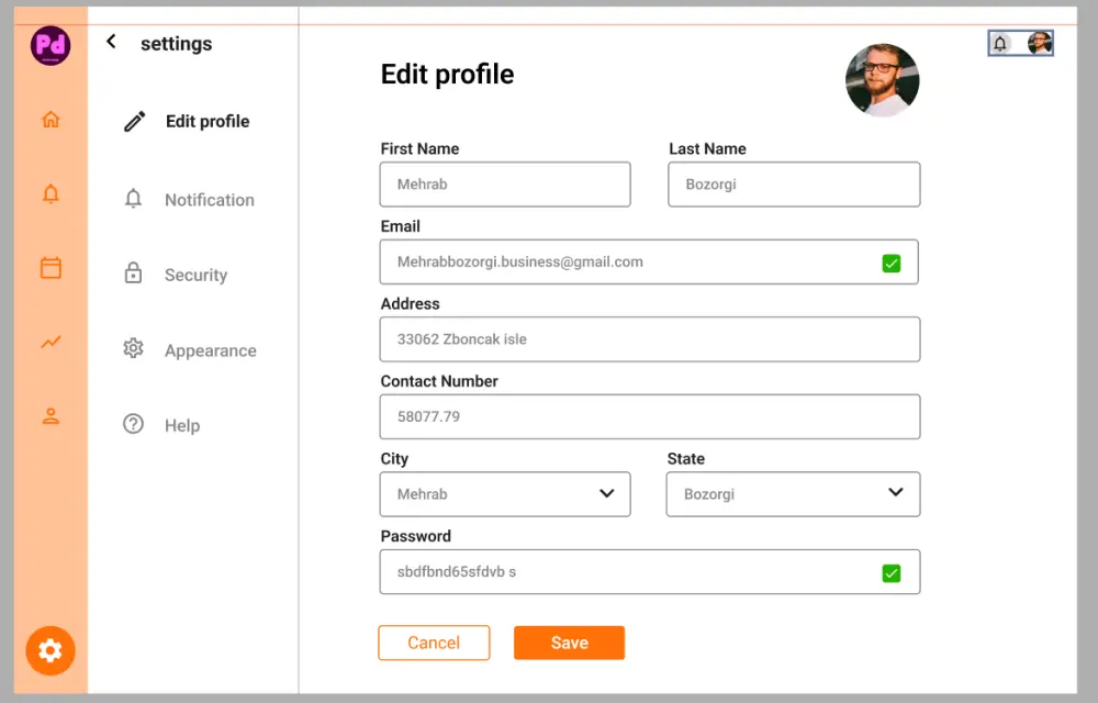 Simple Sign Up Page