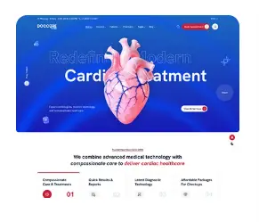 hospital web design
