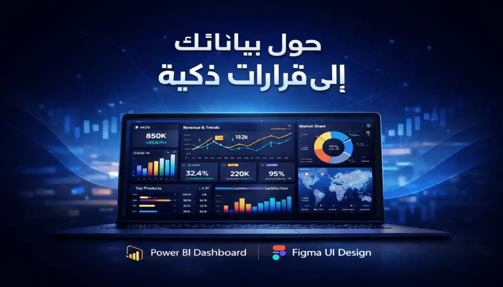 تنظيف و تحليل بياناتك و عمل داشبورد dashboard احترافي ب باور بي اي power bi