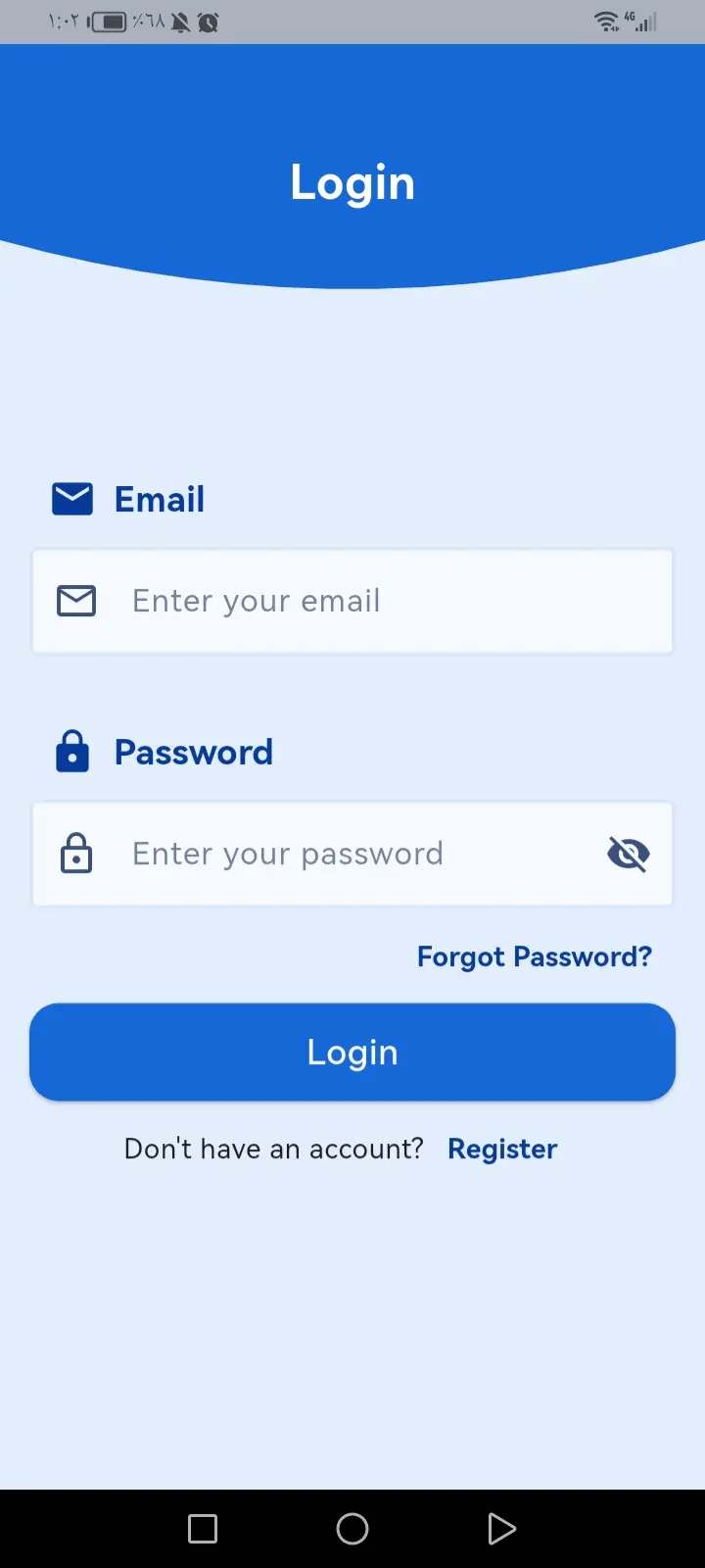 شاشات تسجيل دخول وتسجيل حساب جديد باستخدام Firebase لتطبيقات Flutter