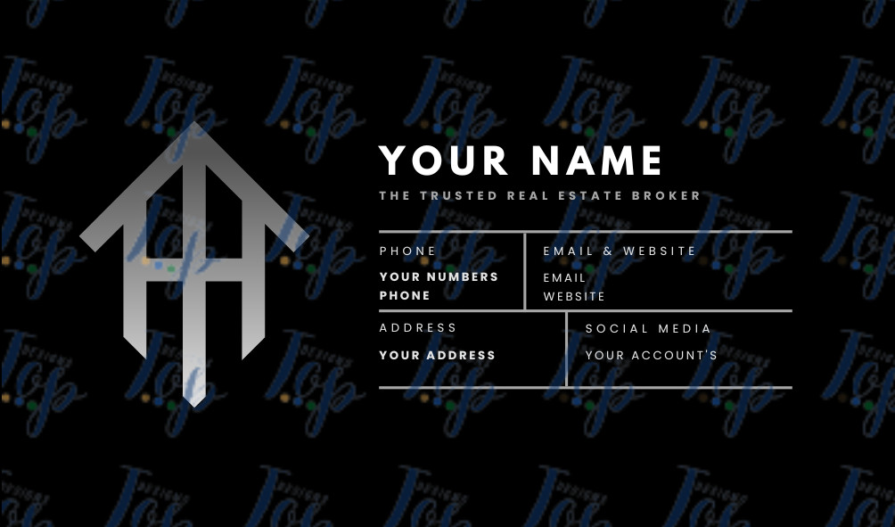 هويه بصرية لمكتب وسيط عقاري