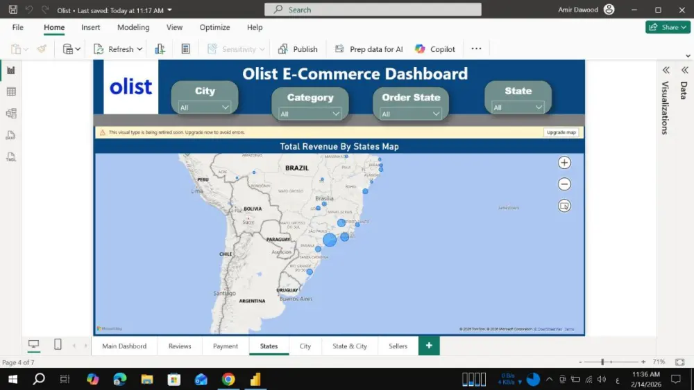 سأقوم بتحليل بياناتك باستخدام Power BI وتصميم داشبورد تفاعلي يعرض أهم المؤشرات والنتائج بشكل واضح وسهل، مع تقديم رؤى تساعدك على فهم البيانات واتخاذ قرارات أفضل
