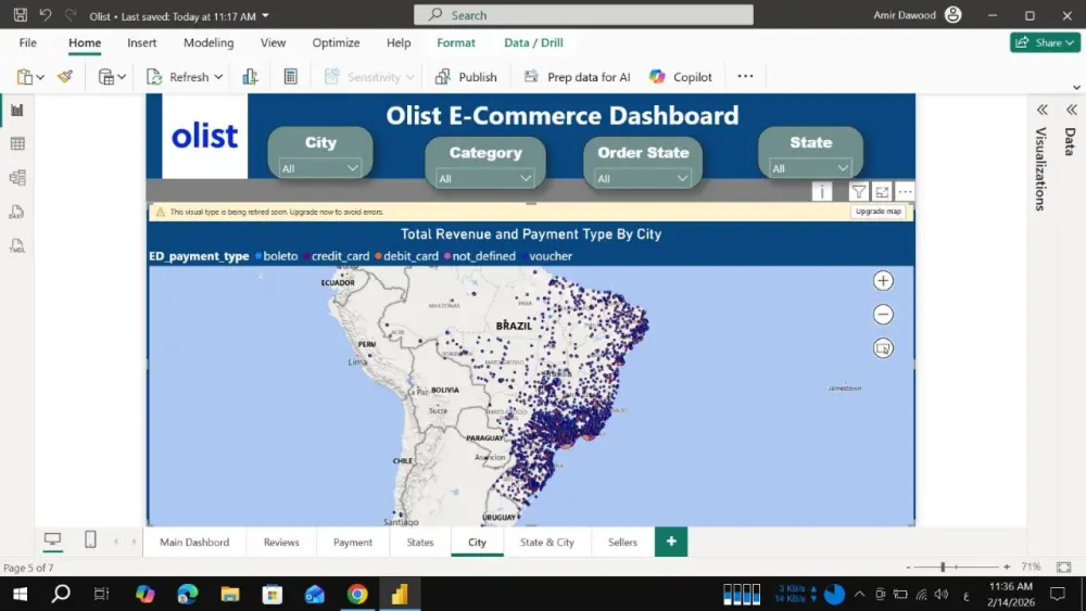 سأقوم بتحليل بياناتك باستخدام Power BI وتصميم داشبورد تفاعلي يعرض أهم المؤشرات والنتائج بشكل واضح وسهل، مع تقديم رؤى تساعدك على فهم البيانات واتخاذ قرارات أفضل