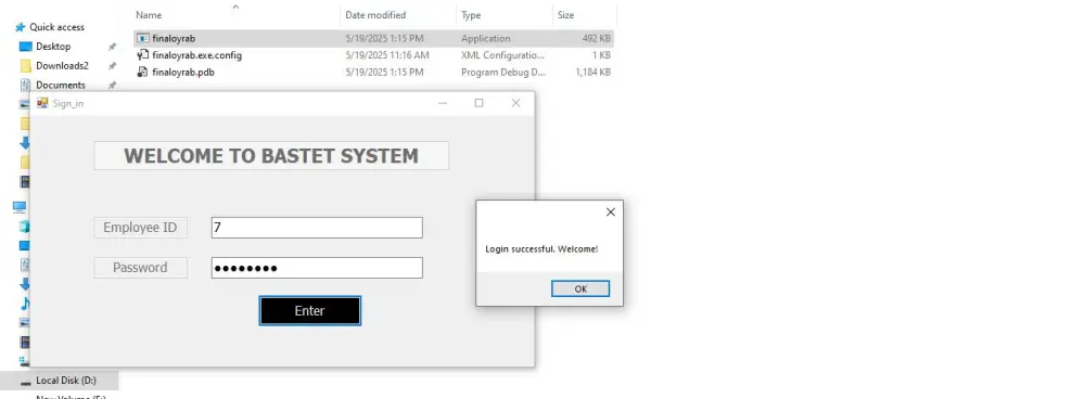 بناء وتصميم أنظمة سطح المكتب (C# WinForms) وقواعد بيانات SQL