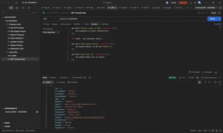 اختبار APIs باستخدام Postman واكتشاف الأخطاء بدقة