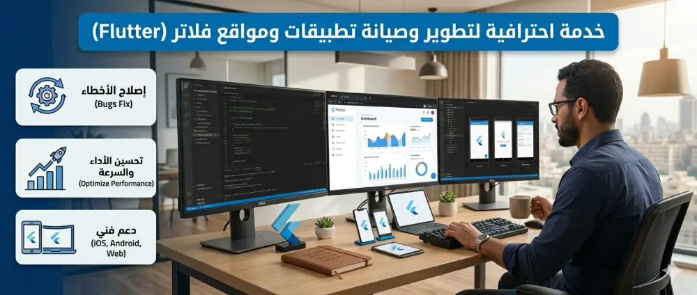 حل المشاكل التقنيه في التطبيقات و مواقع الويب
