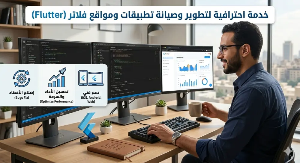 حل المشاكل التقنيه في التطبيقات و مواقع الويب