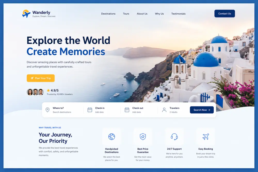 إنشاء صفحة هبوط Landing page - احترافية متجاوبة Responsive