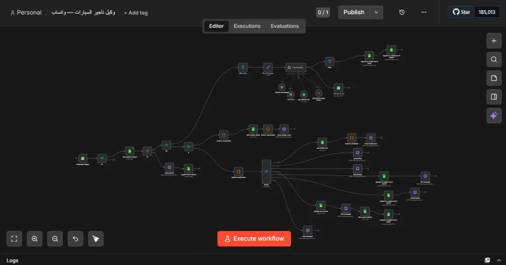 إنشاء Workflow باستخدام n8n لأتمتة أعمالك وربط التطبيقات