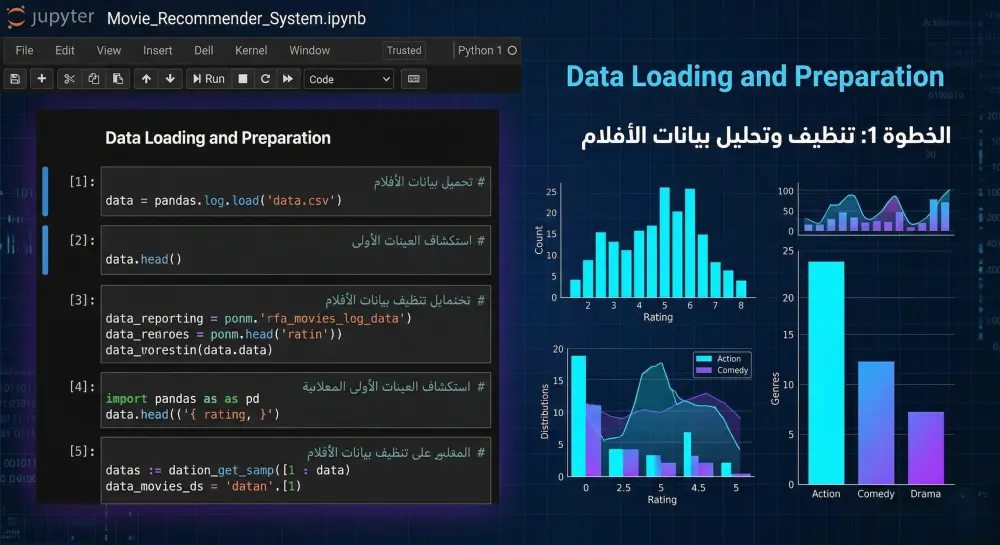 بناء وتدريب نماذج تعلم الآلة Machine Learning بلغة Python