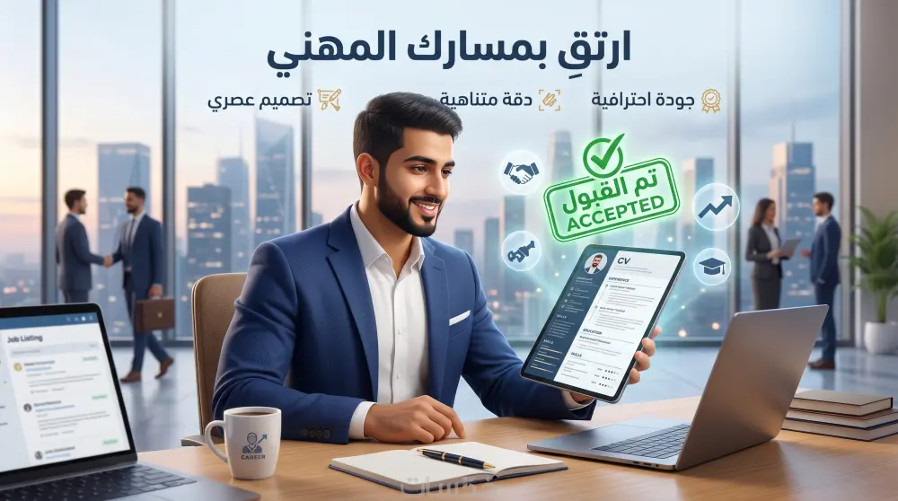 تصميم وصياغة سيرة ذاتية (CV) احترافية متوافقة تماماً مع أنظمة ATS