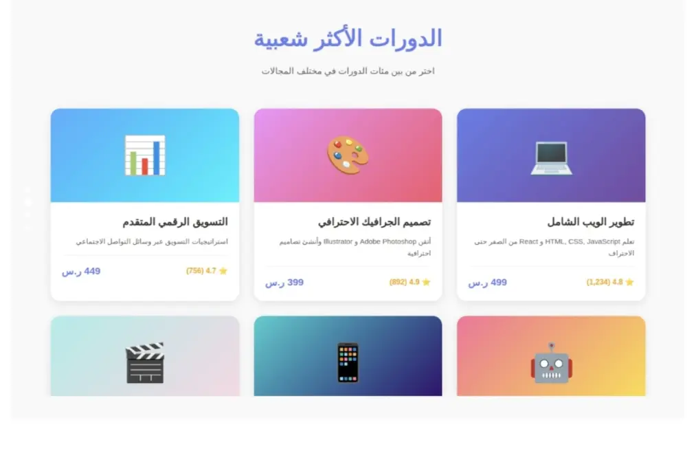 سأقوم بتصميم وتطوير واجهات المستخدم (UI) وتحويلها إلى صفحات Front-End متكاملة وعملية باستخدام HTML, CSS, وJavaScript، مع التركيز على تجربة مستخدم احترافية وسهلة الاستخدام.والسعر يشمل صفه واحده