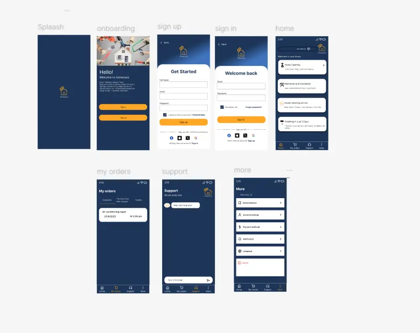 Mobile UI Design