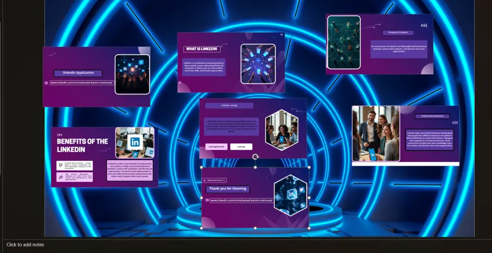 تصميم عرض تقديمي احترافي باستخدام PowerPoint بشكل جذاب ومنظم