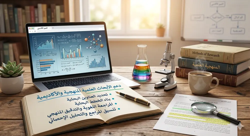 مساعدة أكاديمية للابحاث العلمية