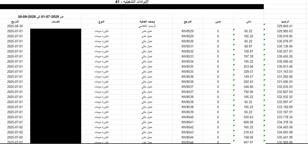 إدارة المحاسبة وإدخال القيود اليومية على برنامج قيود المحاسب