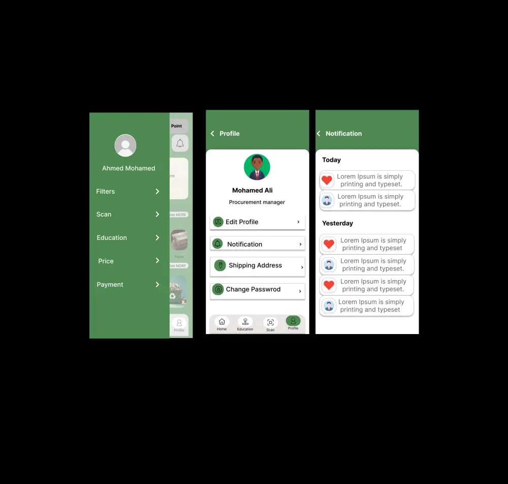 تصميم واجهات تطبيقات موبايل احترافية (UI/UX Design)