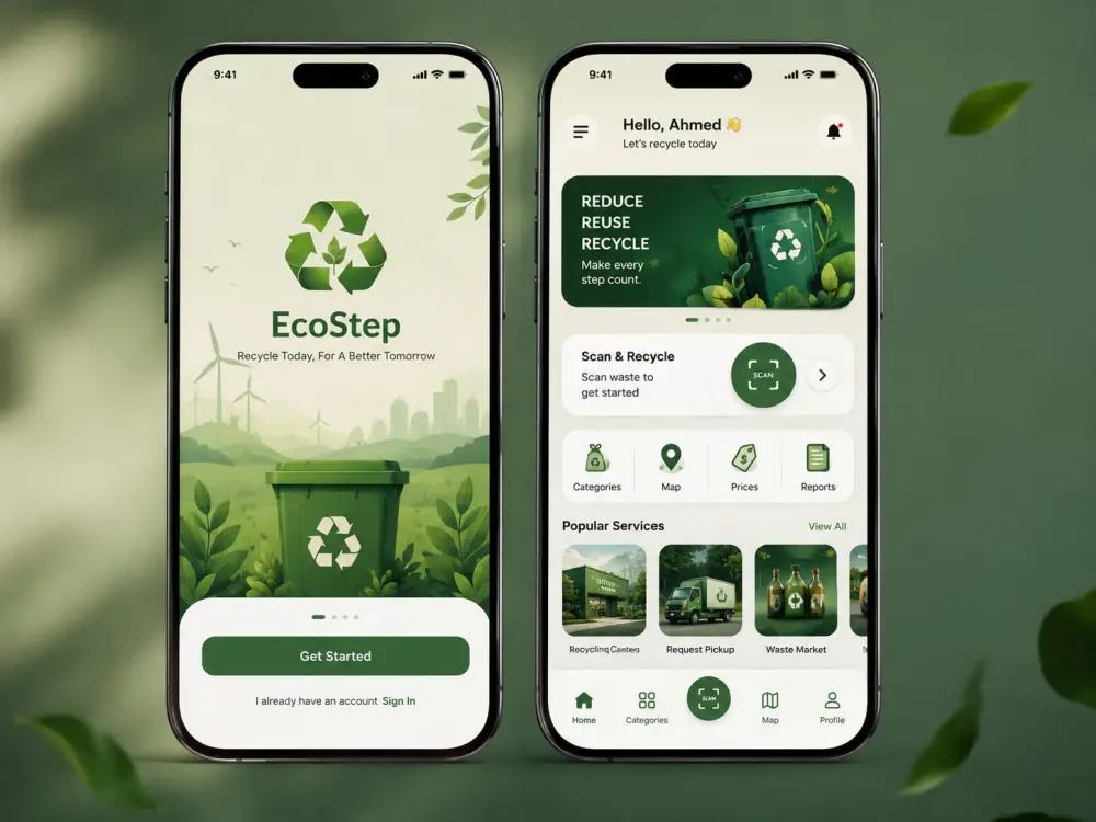 تصميم واجهات تطبيقات موبايل احترافية (UI/UX Design)