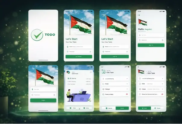 إنشاء تطبيق flutter بسيط عالي الدقه معتمد علي تصميم UI مقدم من العميل و تحويله إلي تطبيق احترافي