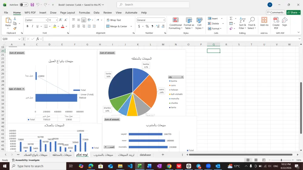 تحليل بيانات و تنظيفها باستخدام excel