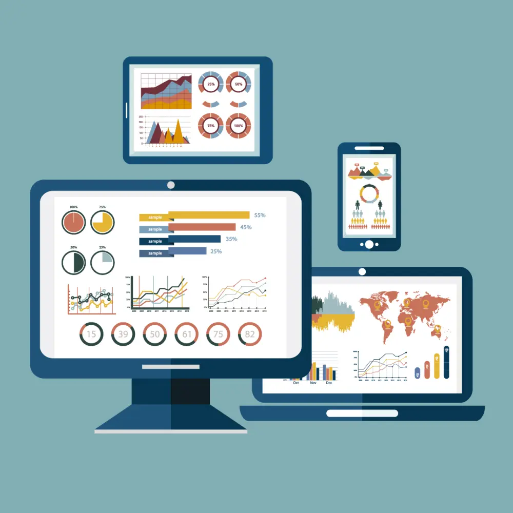 تصميم لوحات تحكم (Dashboard) احترافية وتحليل بياناتك باستخدام Power BI وExceL