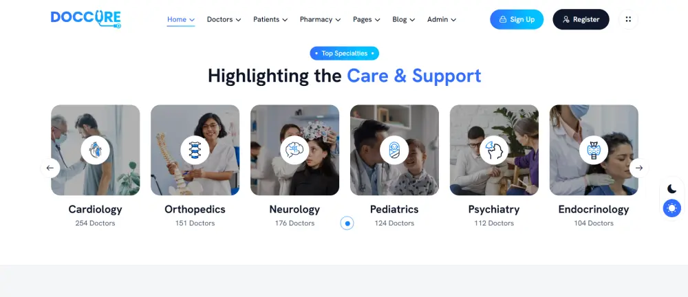 HOME DOCTORS WEBSITE