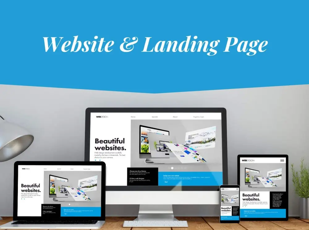 تحويل تصميم (XD/PSD/Figma) إلى صفحة هبوط (Landing Page) – متجاوبة وسريعة وتعكس هوية مشروعك.