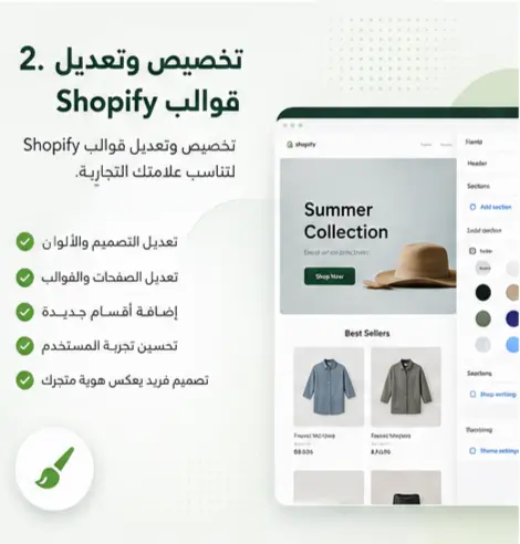 تخصيص وتعديل قالب Shopify بشكل احترافي