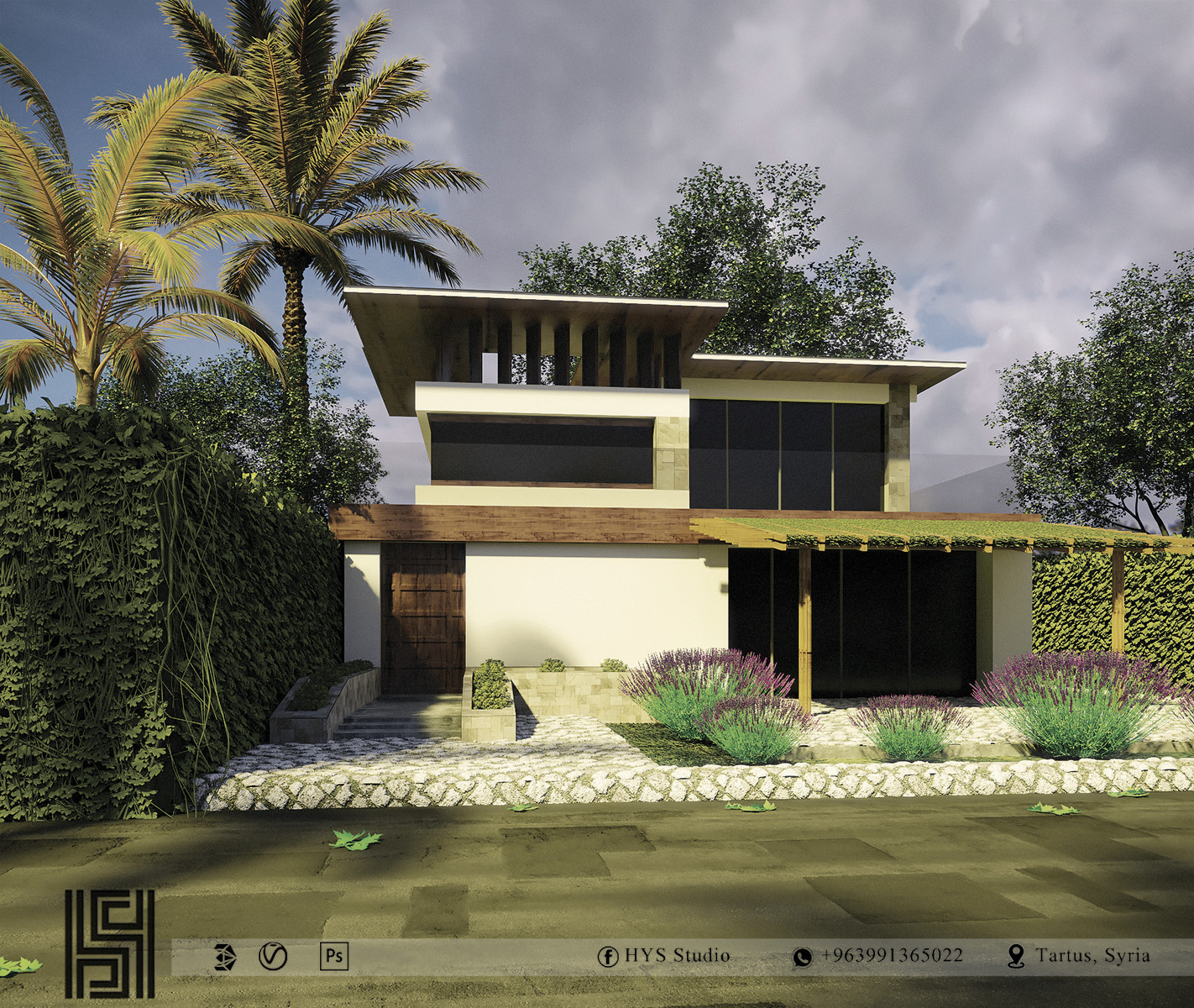 تصميم واجهات مباني 3d