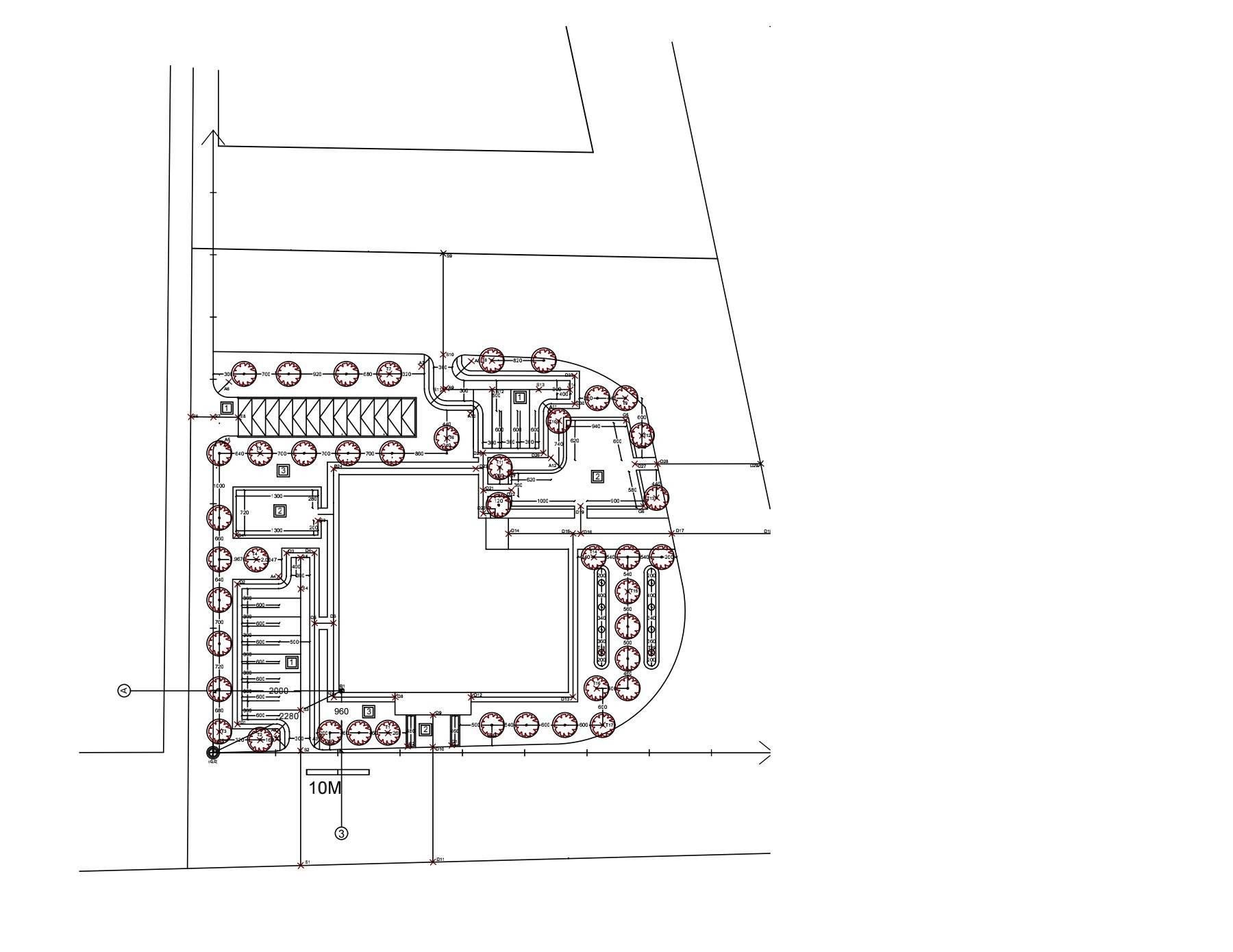 مخططات معمارية وإنشائية 2d