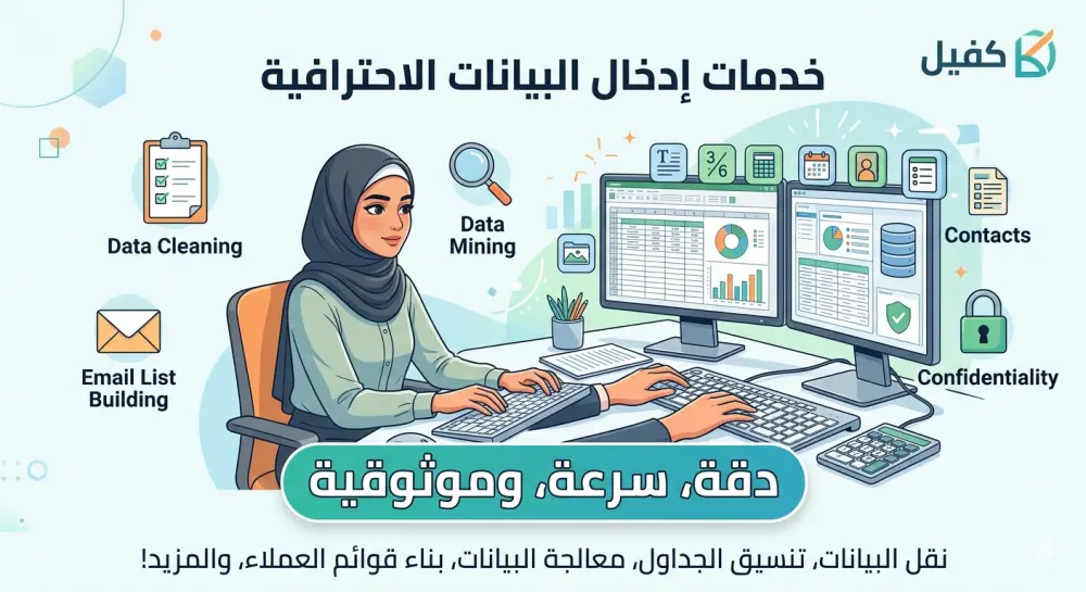 ادخال البيانات