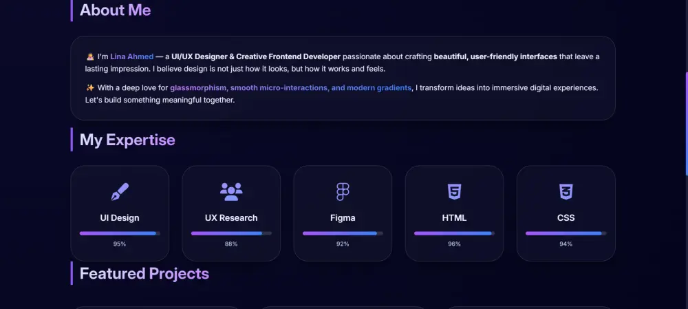 تصميم موقع Portfolio احترافي لعرض أعمالك وجذب العملاء