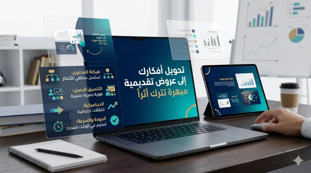 تصميم عروض تقديمية presentation احترافية