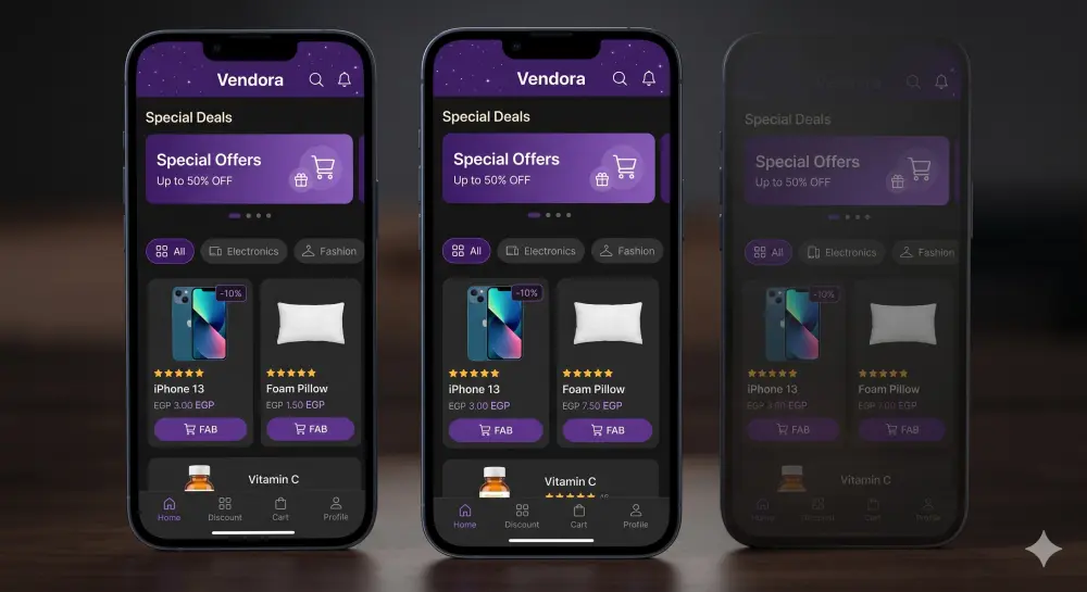 إضافة خاصية "الوضع الليلي" (Dark Mode) الاحترافية لتطبيق Flutter